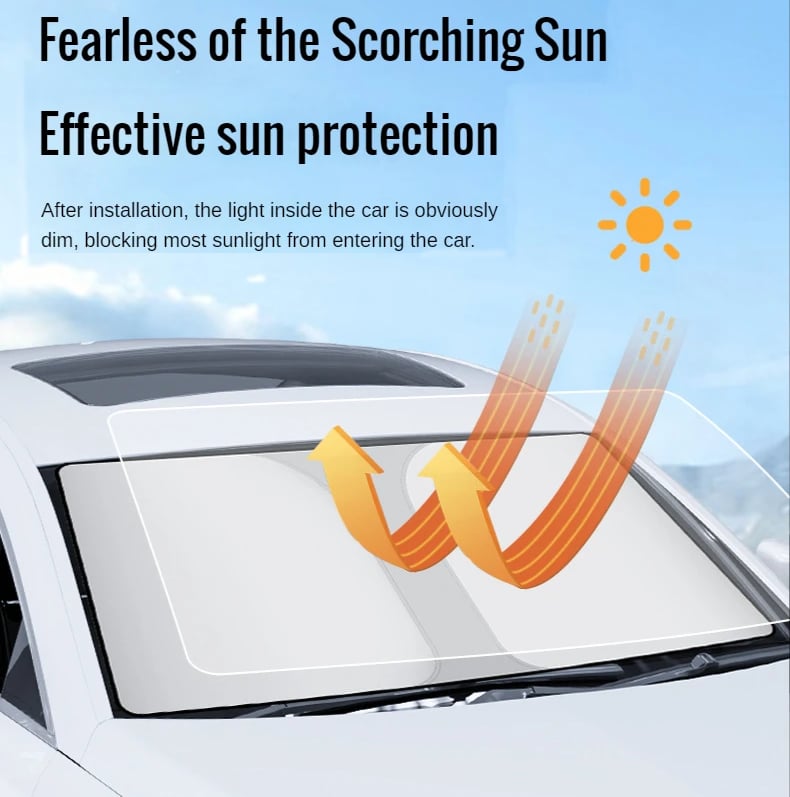 SolarShield – Foldable Car Sun Shade