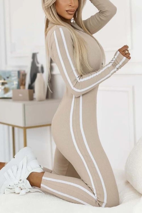 CurveFlex – Slim Fit Side Zip Jumpsuit