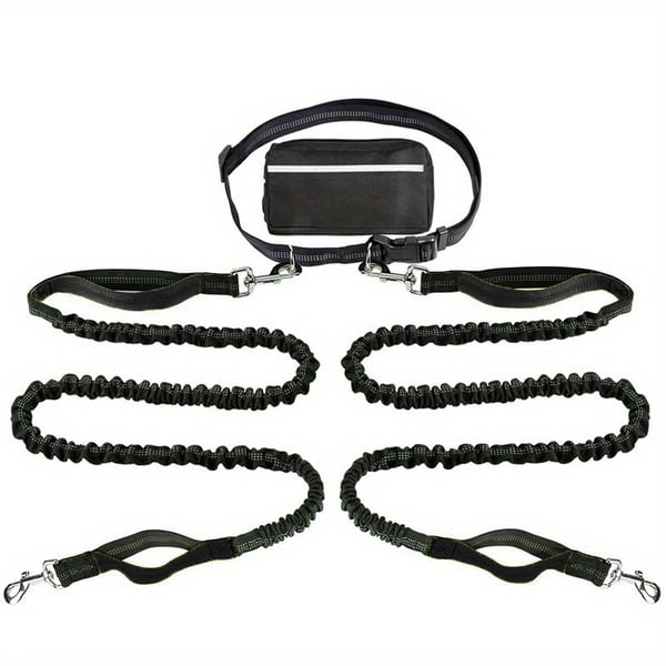 LeashEase – Zipper Pouch Running Dog Leash