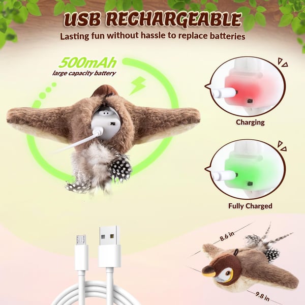 ChirpMate – Interactive Chirping Bird Cat Toy