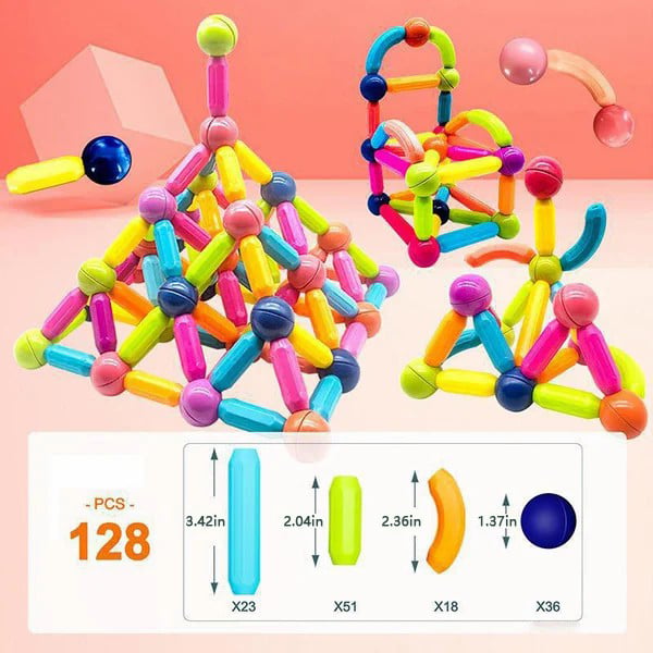 MagniBuild – Creative Magnetic Sticks Building Set