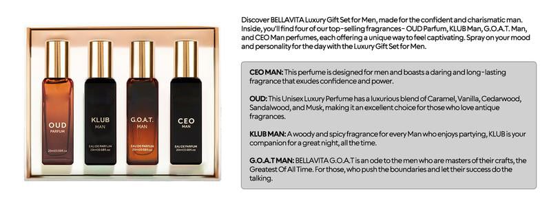 NoirEssence – Men’s 4-Piece Luxury Fragrance Set