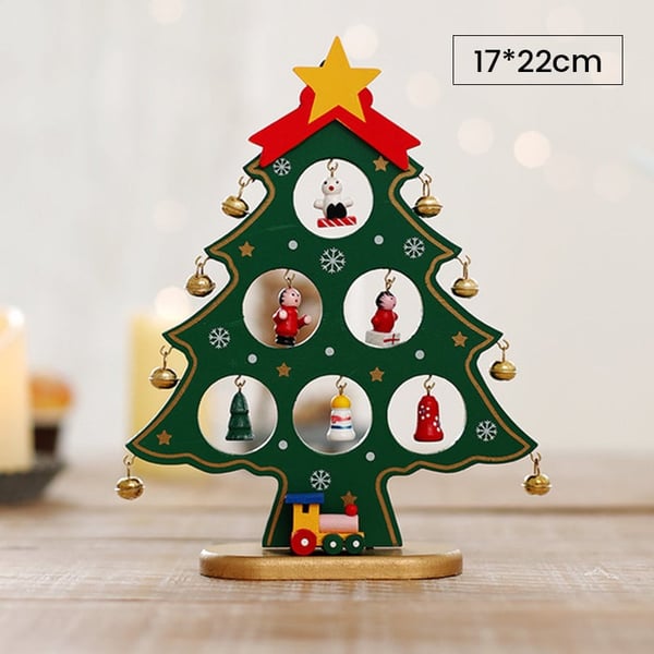 FestiveCraft – DIY Wooden Christmas Tree Decoration Set