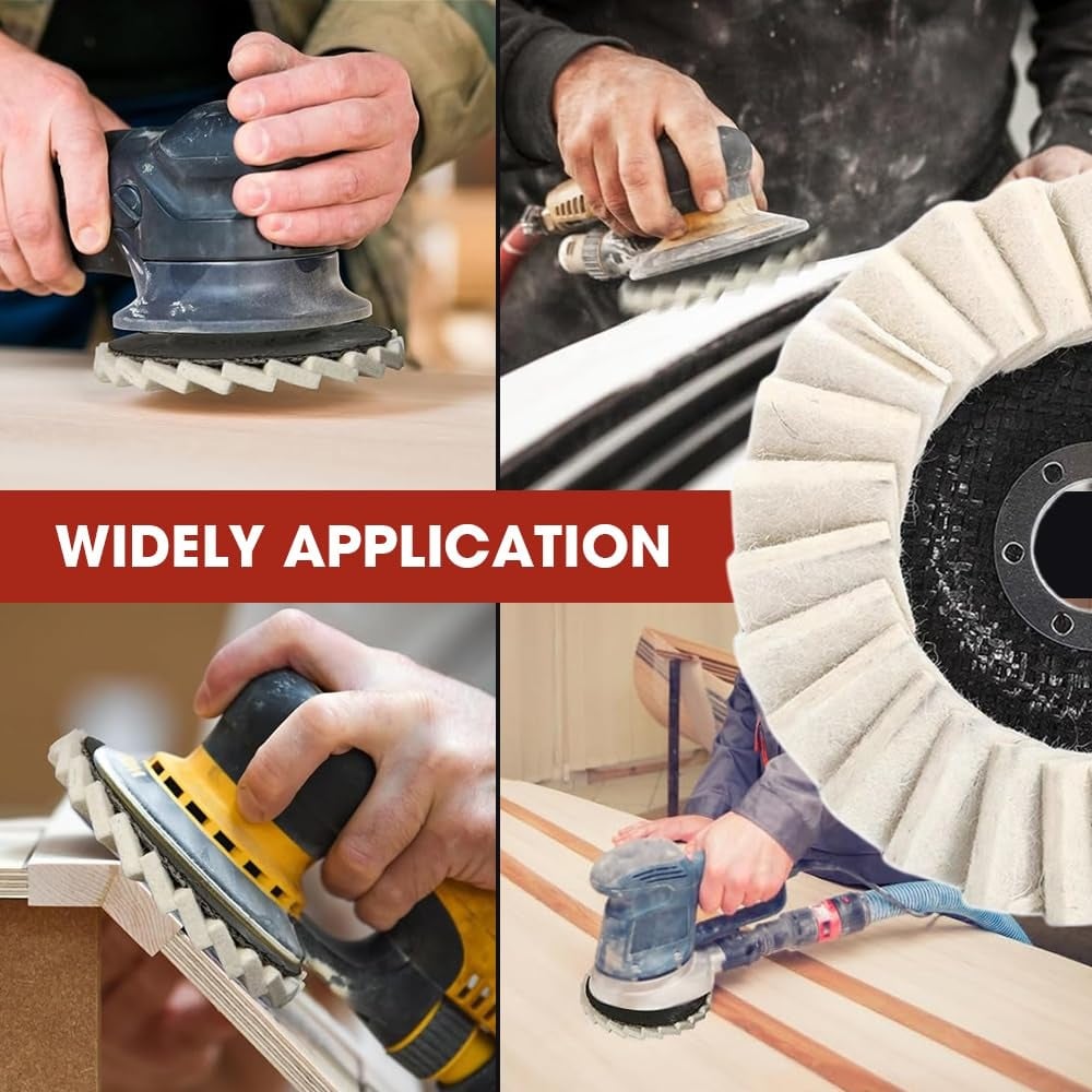 SmoothCraft - High-Resilience Polishing Wheel for Metal & Wood