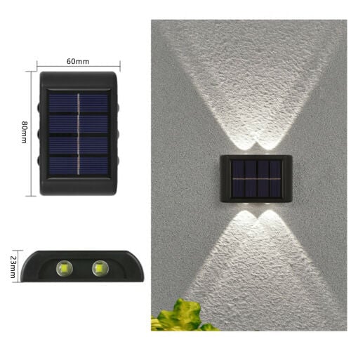 SunAura – Waterproof Solar Wall Decor Light