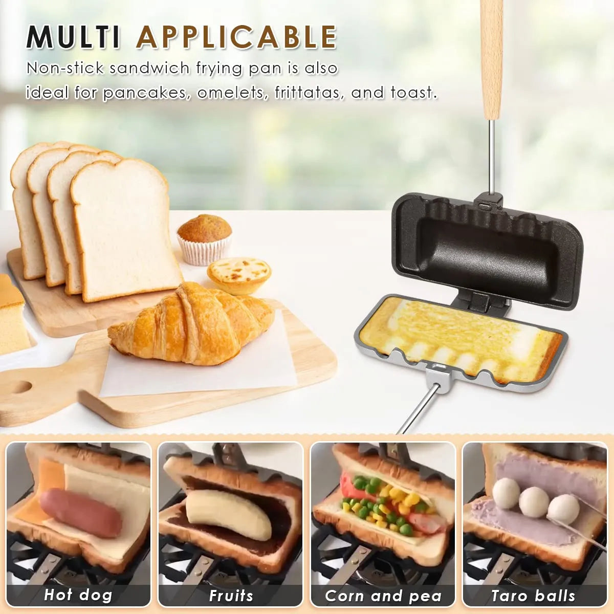 ToastEase – Nonstick Sandwich Baking Tray