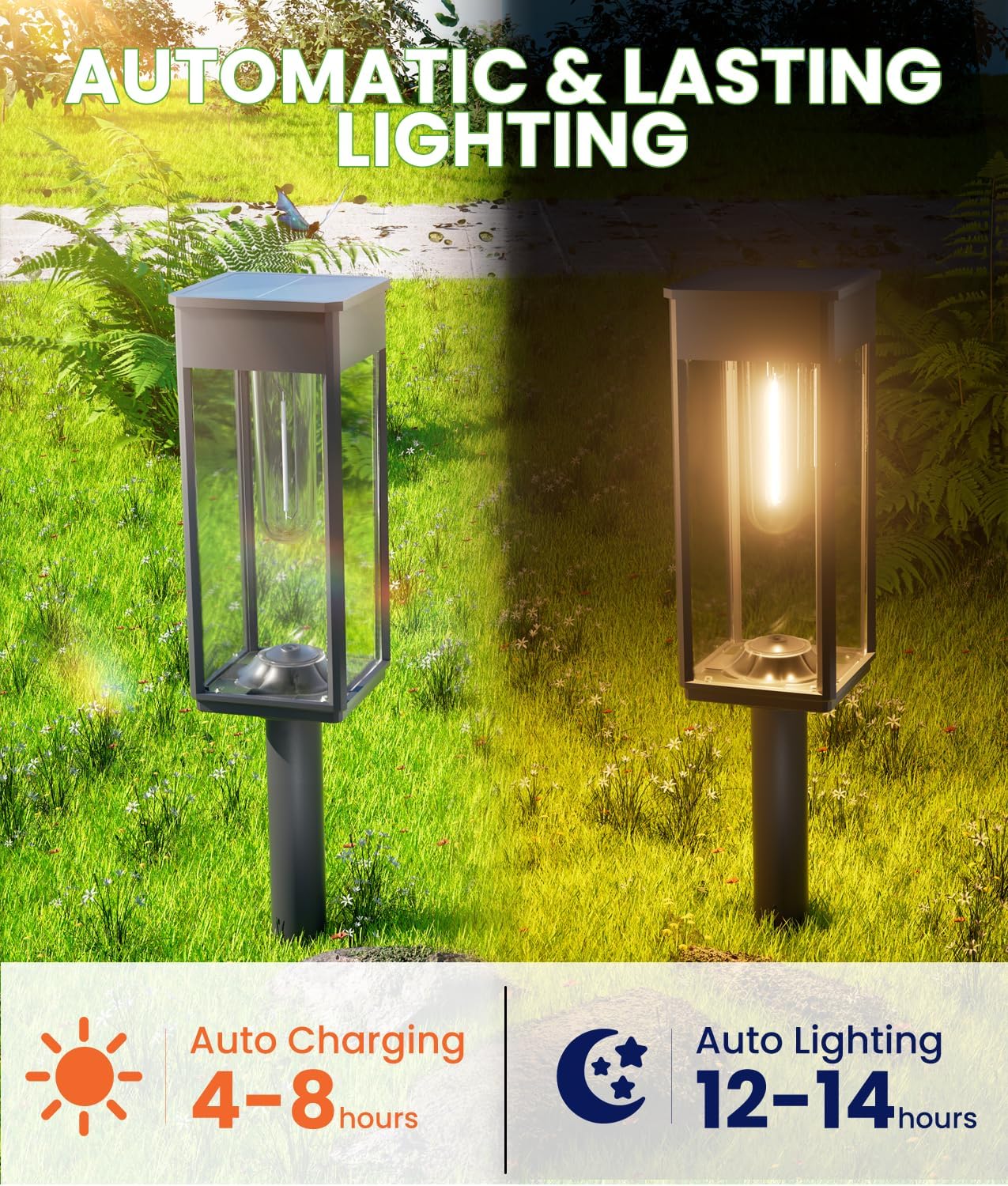 SunTrail – Outdoor Solar Garden Path Lights
