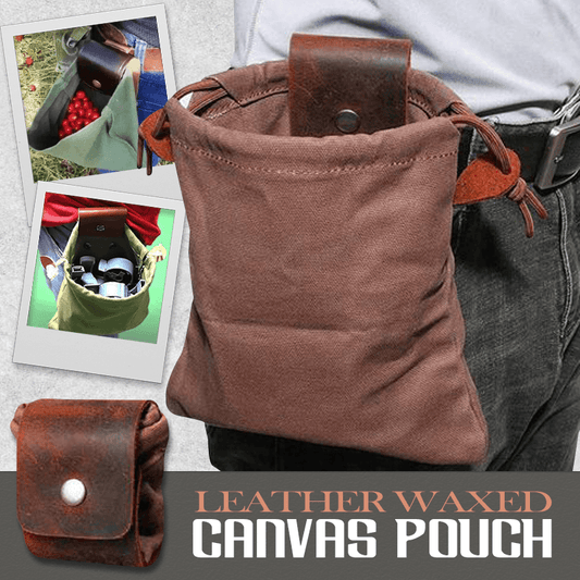 FieldCarry – Durable Leather Canvas Gear Pouch