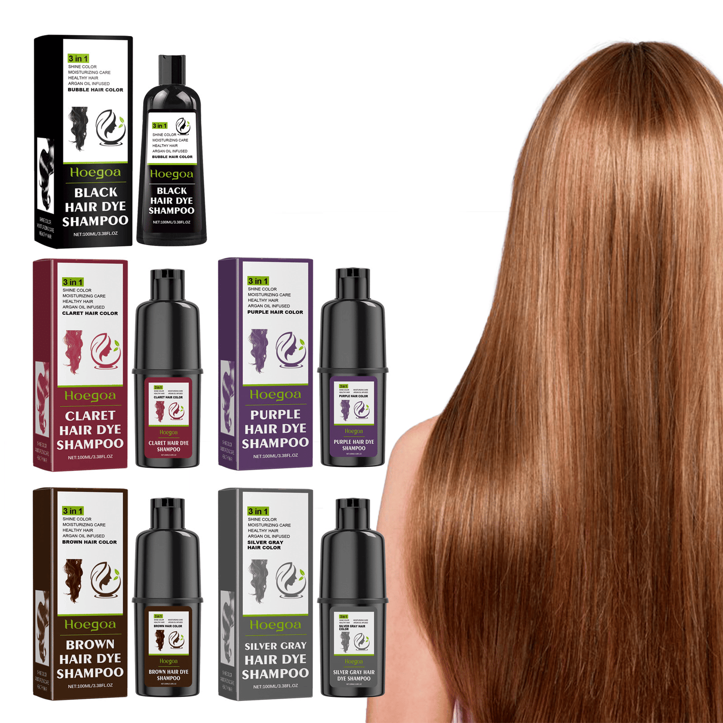 GrayAway – Plant-Based Hair Coloring Shampoo