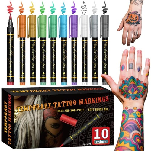SkinDoodle – Fun Tattoo Marker Set
