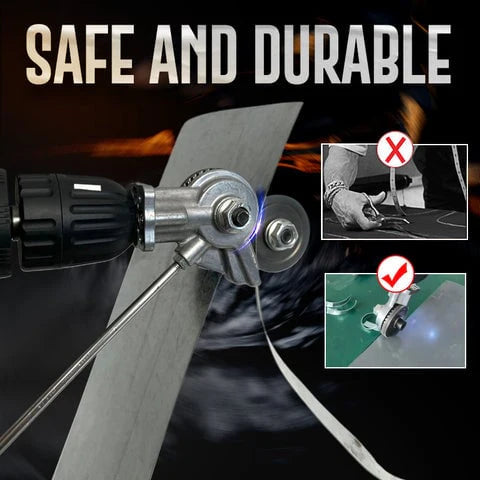 DRILLSHEAR – ELECTRIC DRILL METAL CUTTER ATTACHMENT