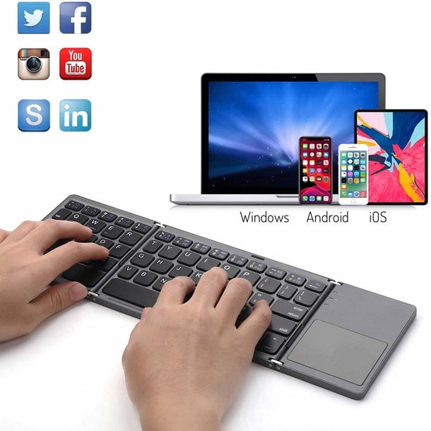 KeyFold – Bluetooth Touchpad Keyboard