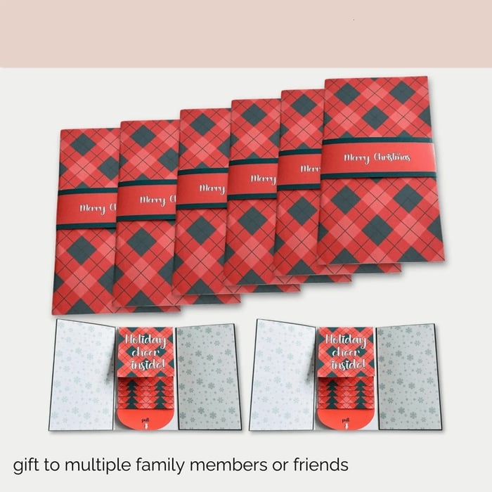 MerryNotes – Handcrafted Christmas Gift Card Booklet