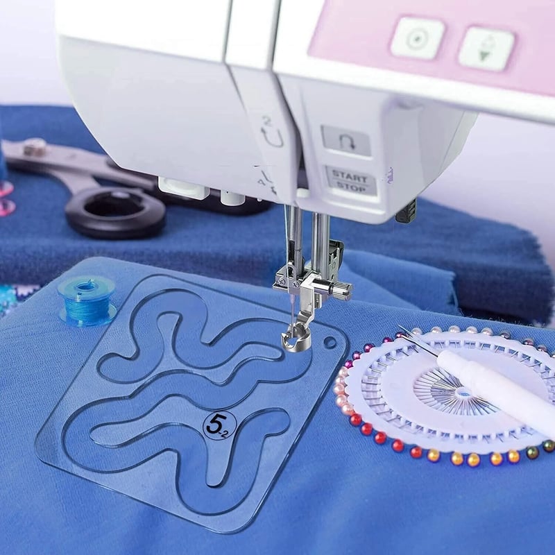 StitchGuide – Free Motion Garment Ruler Set