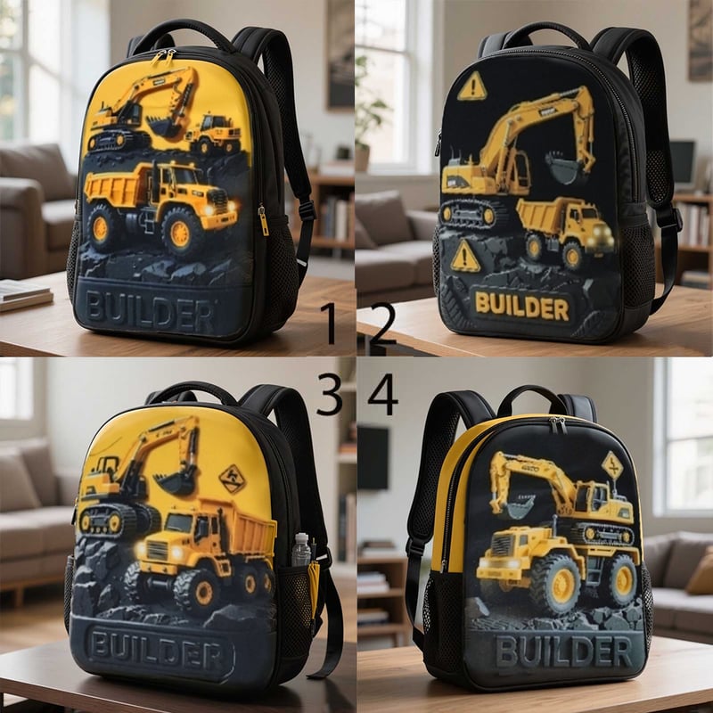MiniBuilder – Kids School Backpack