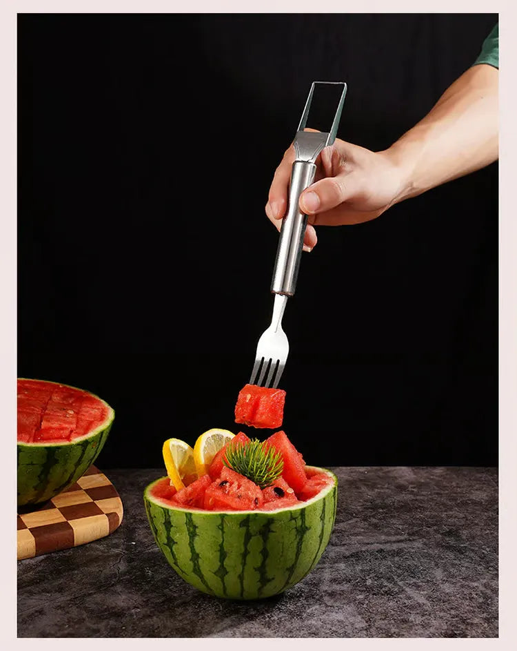 TwistNServe – Quick Fruit Cutter with Fork