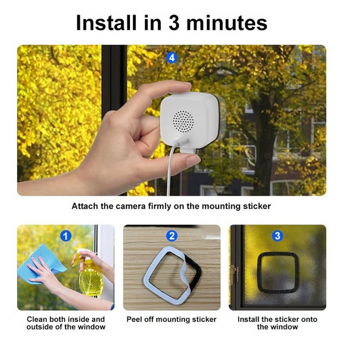 VisionGuard – 24/7 Color Night Security Camera