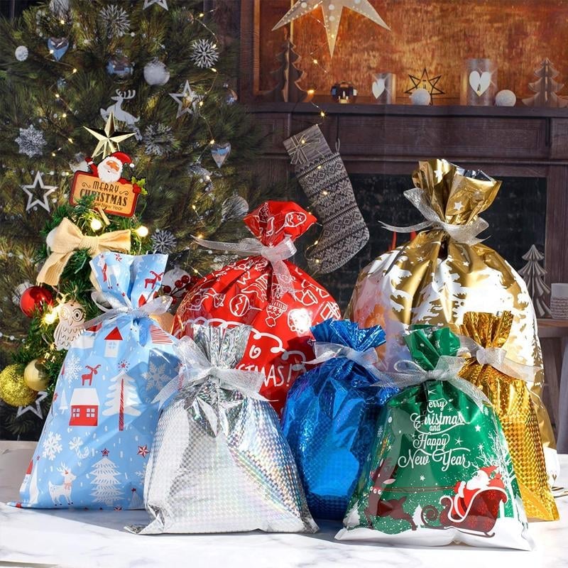 MerryPouch – Drawstring Christmas Gift Bags