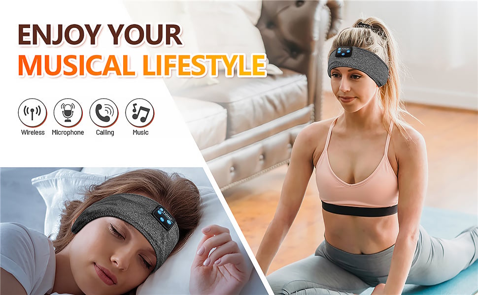 FlowSound - Sports Headband With Built-In Speakers
