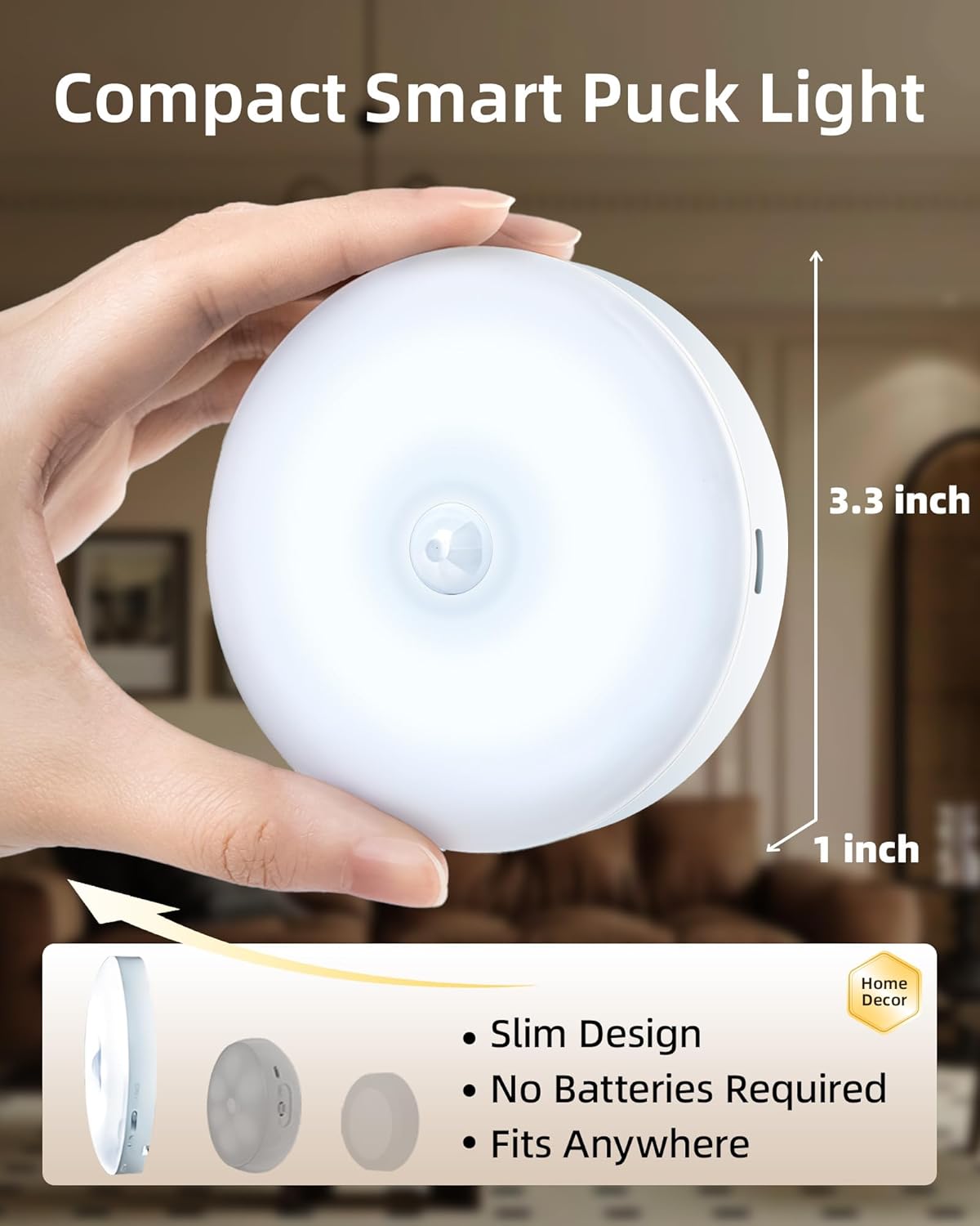 GlowStation – Magnetic Rechargeable Cabinet Light Set