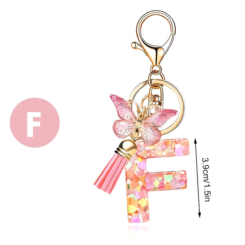 CharmKey – Personalized Initial Letter Keychain