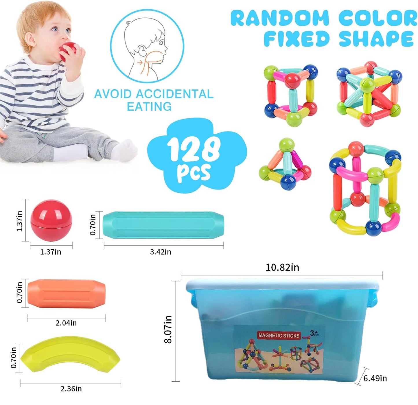 MagniBuild – Creative Magnetic Sticks Building Set