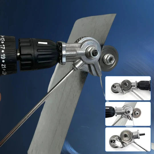 DRILLSHEAR – ELECTRIC DRILL METAL CUTTER ATTACHMENT