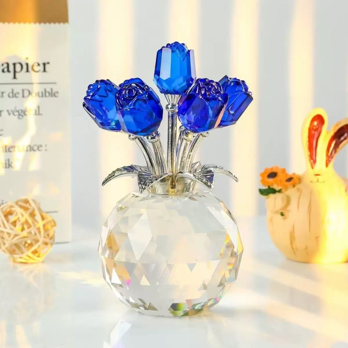 HeartfulGems - Crystal Flower Keepsake