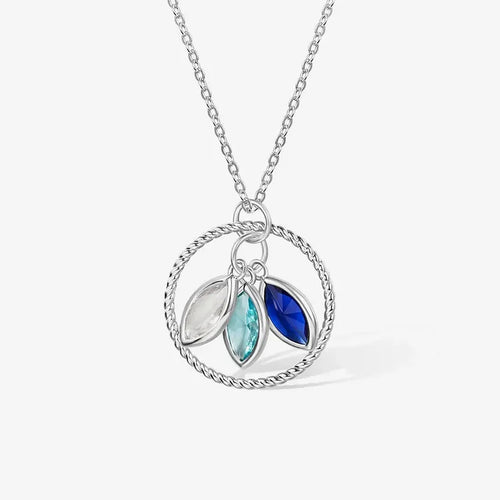 Custom Mother’s Birthstone Necklace