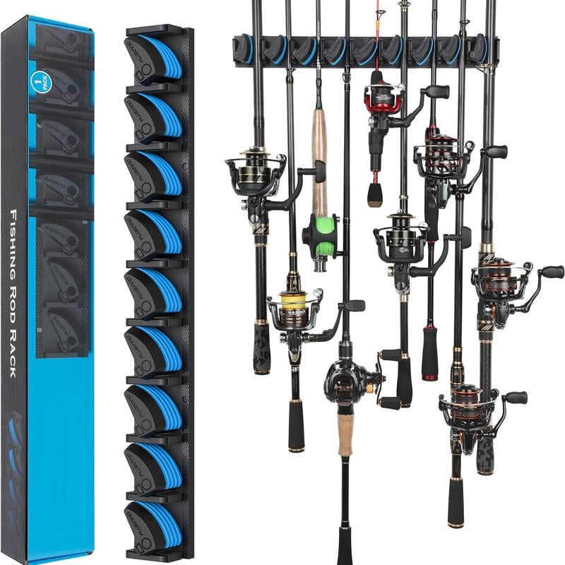 RodVault - Protective Multi-Rod Garage Organizer