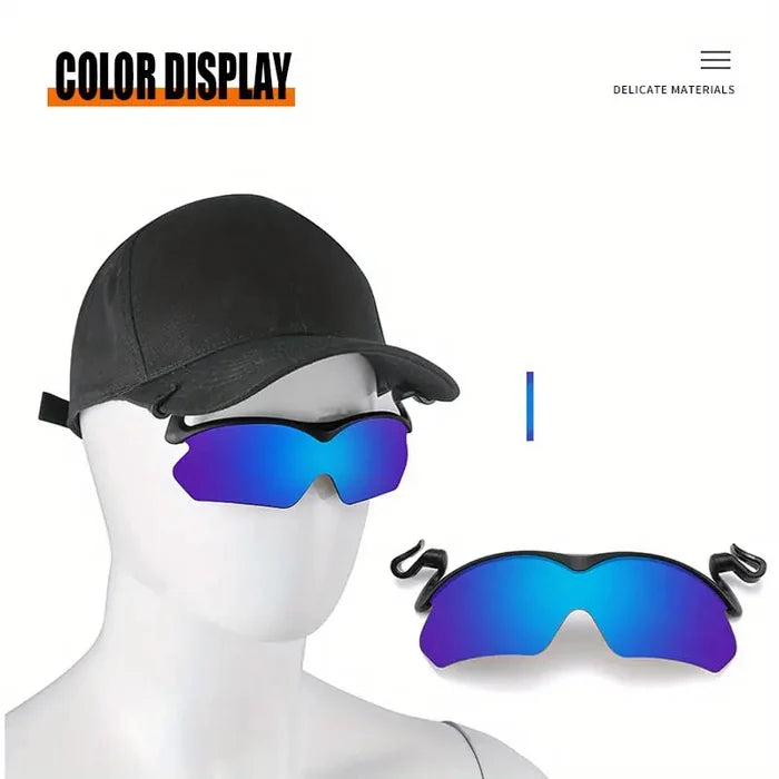 GlareBlock – Polarized Clip Cap Sunglasses