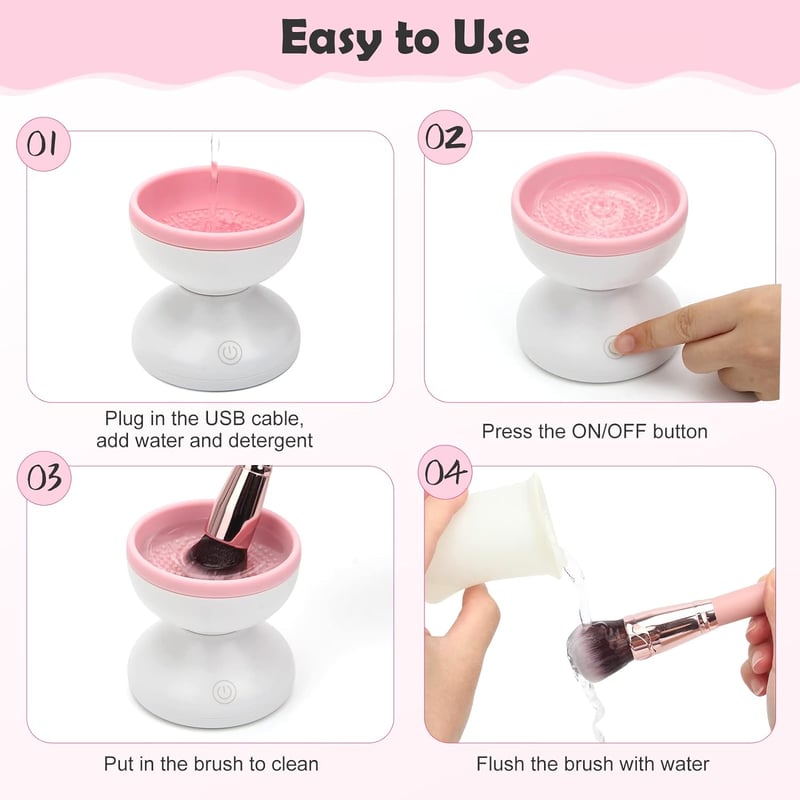BrushBreeze – Effortless Makeup Brush Cleaner