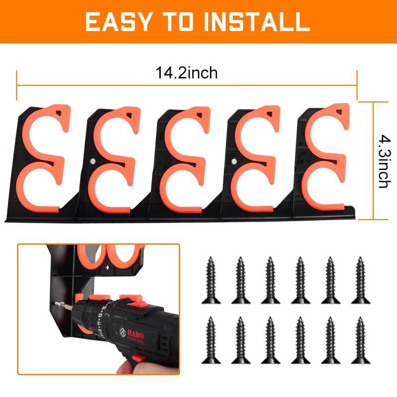 RodVault - Protective Multi-Rod Garage Organizer