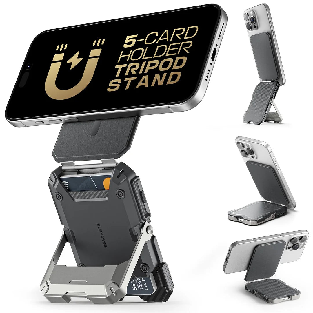 MagniHold – Magnetic Wallet & iPhone Stand