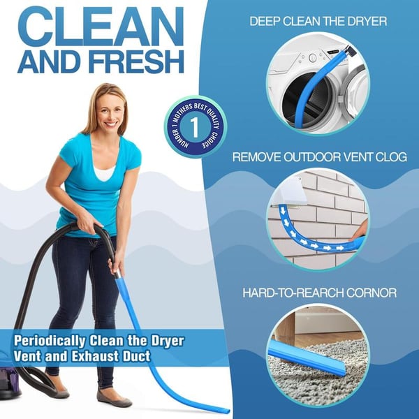 LintAway – Deep Clean Dryer Vent Kit