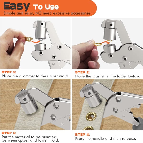 ToughPress – Heavy Duty Professional Grommet Tool