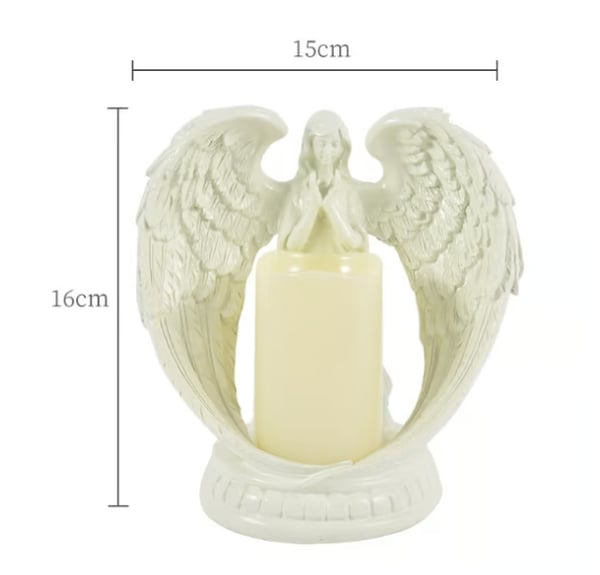 SacredLight – Prayer Angel Decorative Candlestick