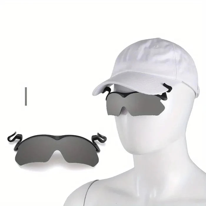 GlareBlock – Polarized Clip Cap Sunglasses