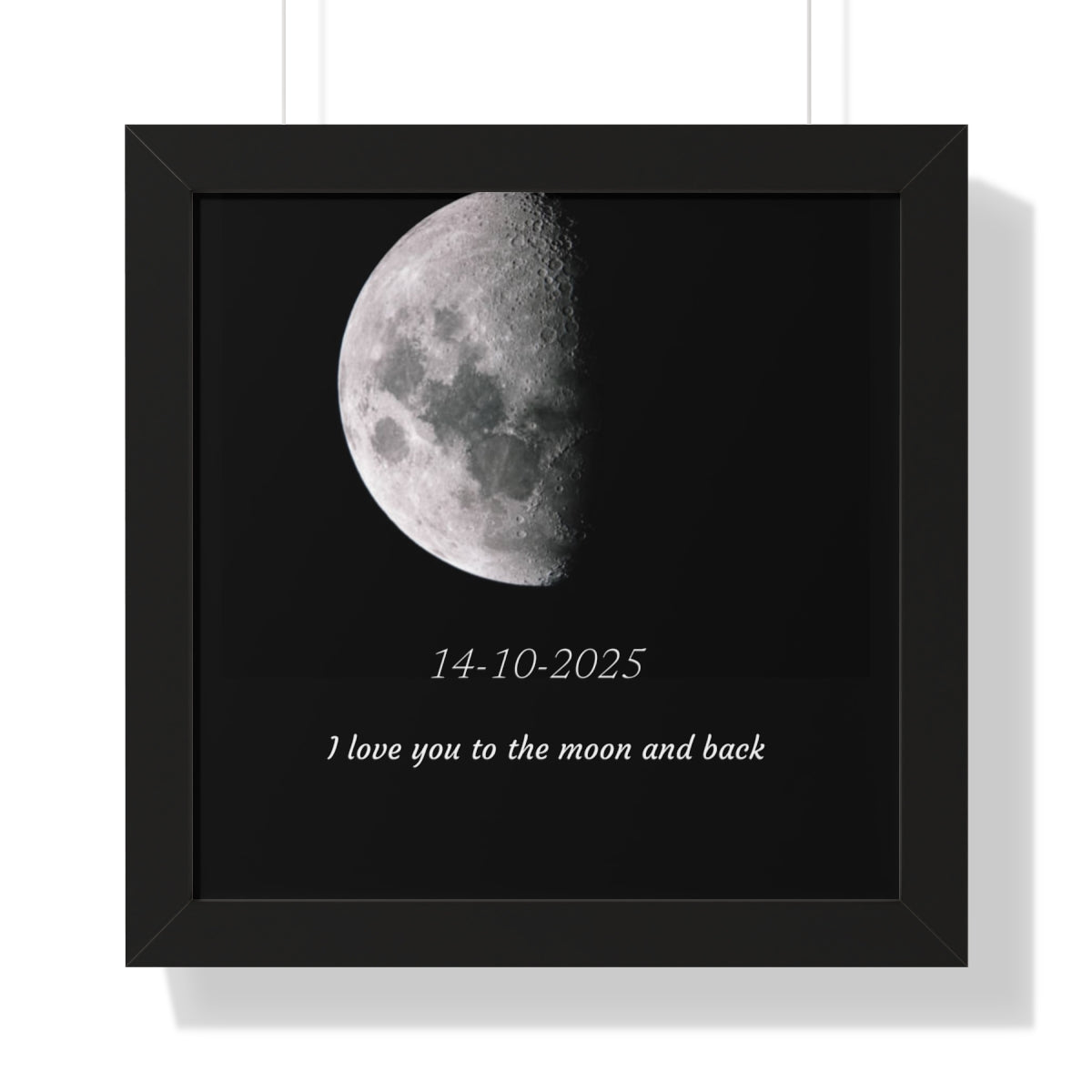 Custom Art Real Moon Phase