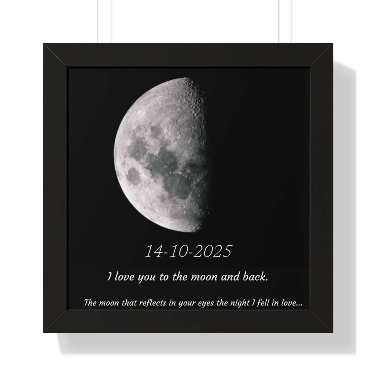 Custom Art Real Moon Phase