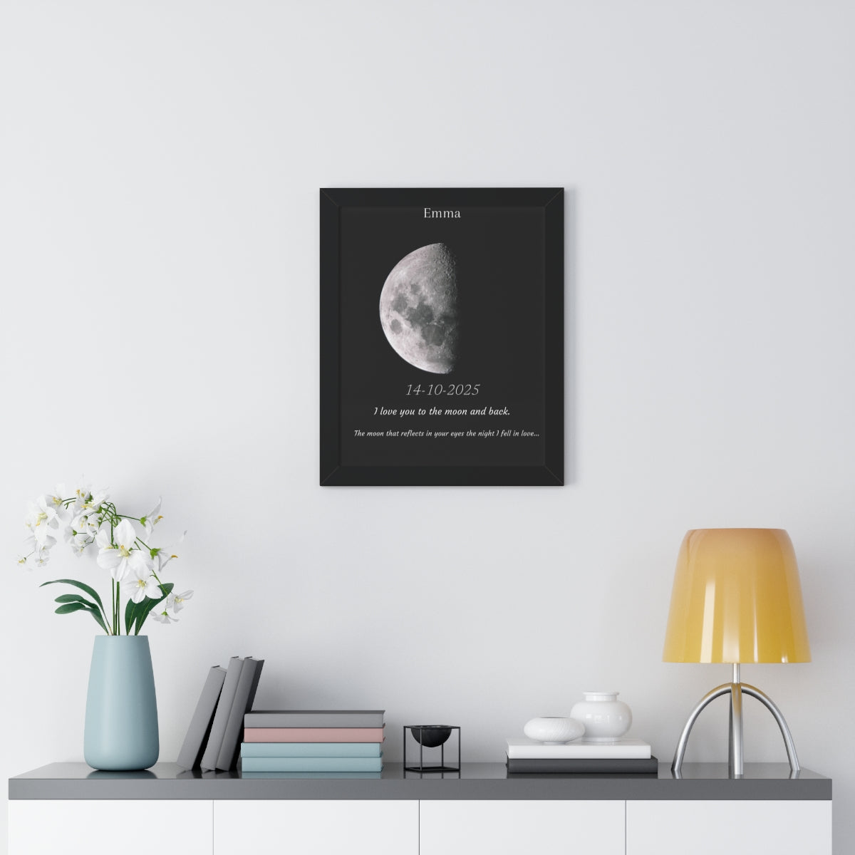 Custom Art Real Moon Phase