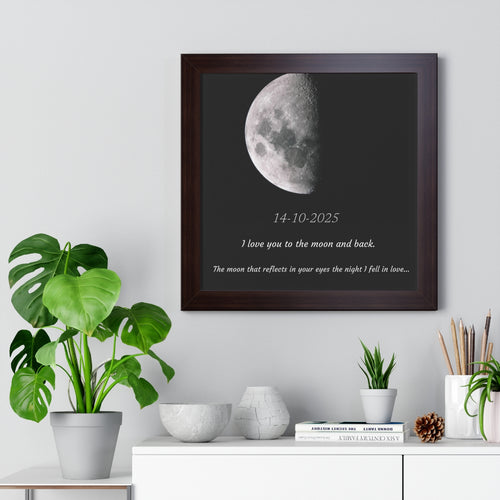 Custom Art Real Moon Phase