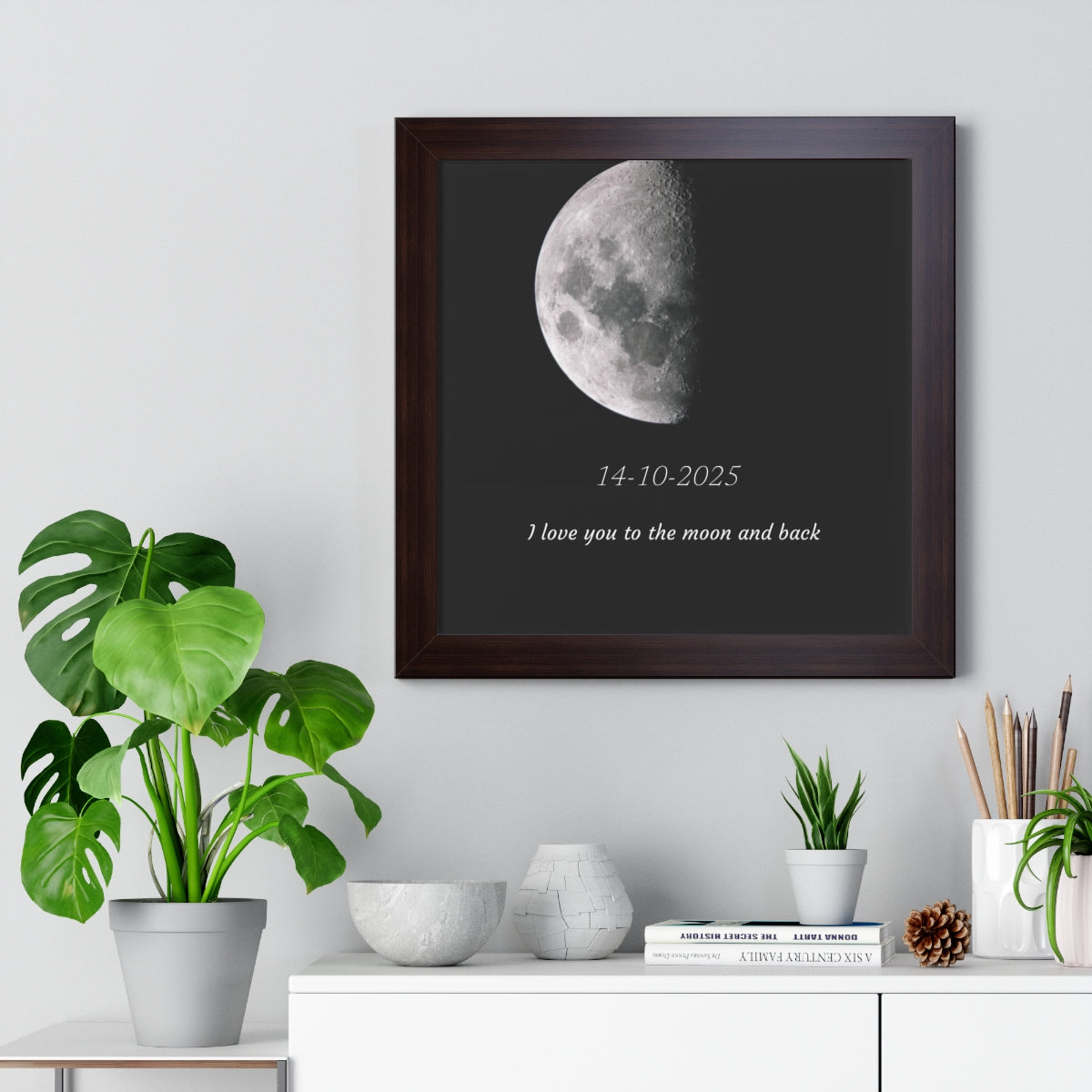 Custom Art Real Moon Phase