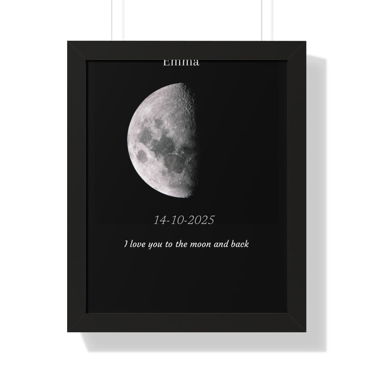 Custom Art Real Moon Phase