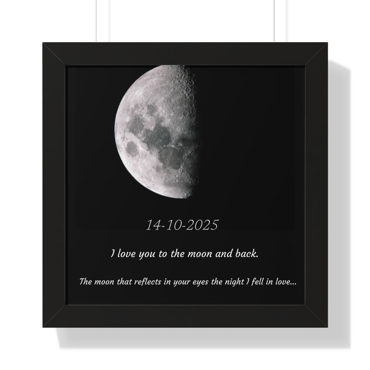 Custom Art Real Moon Phase