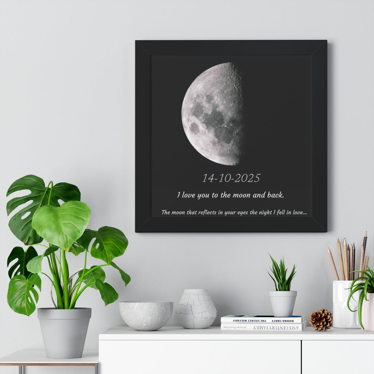 Custom Art Real Moon Phase