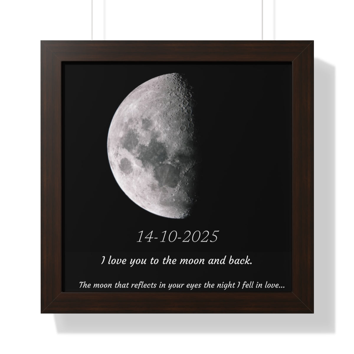 Custom Art Real Moon Phase