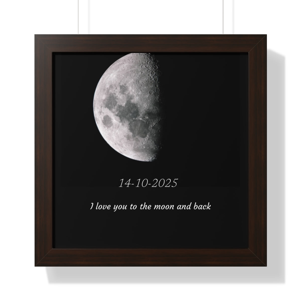 Custom Art Real Moon Phase
