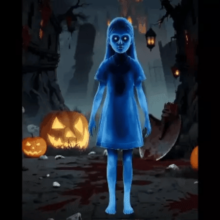 PhantomLass – Creepy Girl Ghost Outdoor Decoration