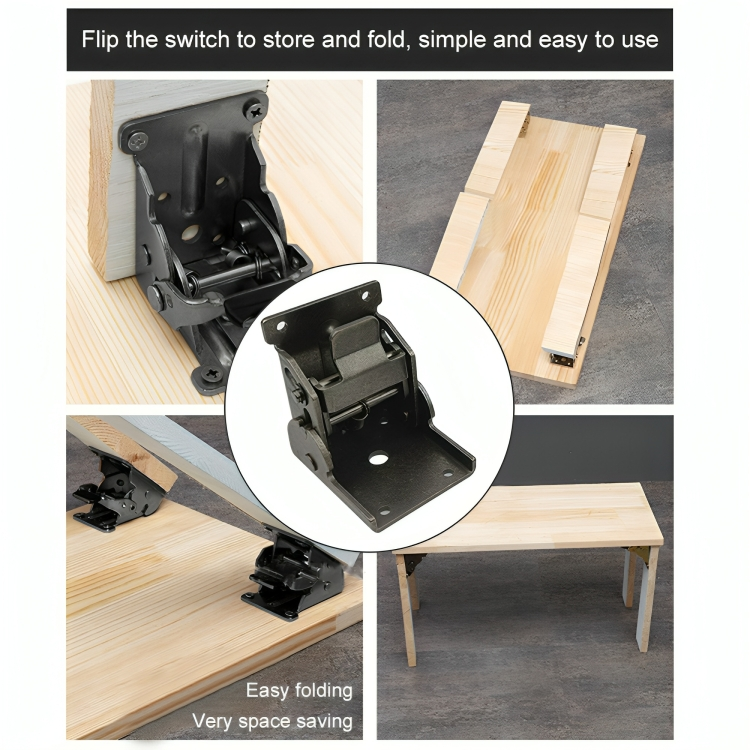 LockFold – Self Locking Folding Steel Furniture Hinges